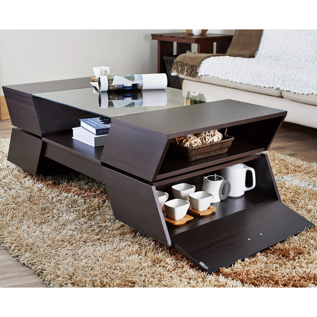 Espresso Storage Coffee Table T21296