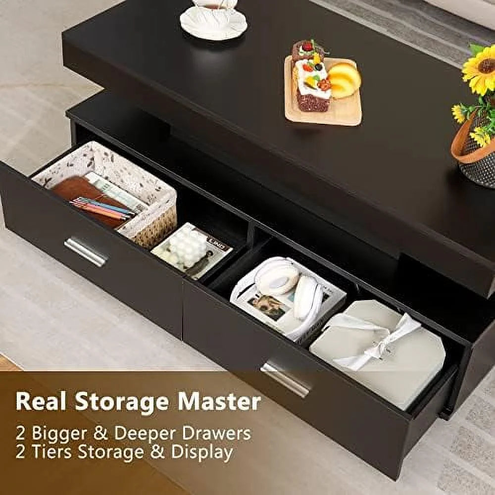 Lift Top Coffee Table with Charging Station L195189
