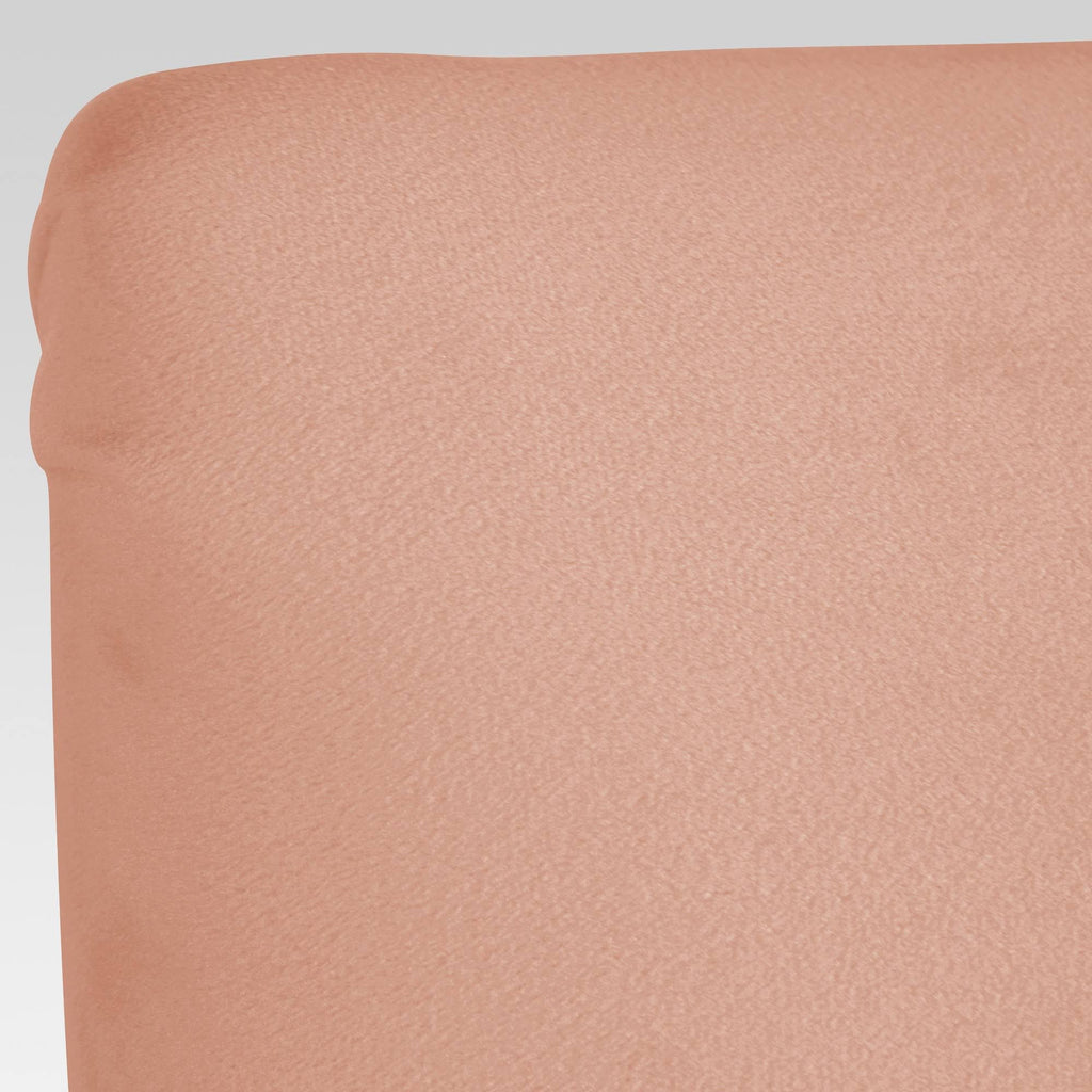 Blush Velvet Parsons Barstool X75518