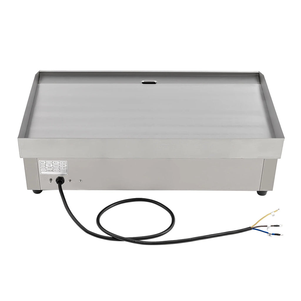 3000W 30" Commercial Electric Griddle Flat Top Grill S1865