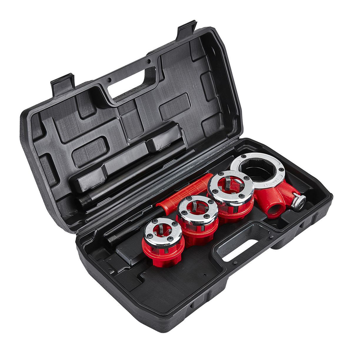 1/2 in. to 1 in. Ratcheting Pipe Threader Set, 5-Piece E58821