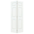 White Painted Molded Composite MDF Bi-Fold Door T969