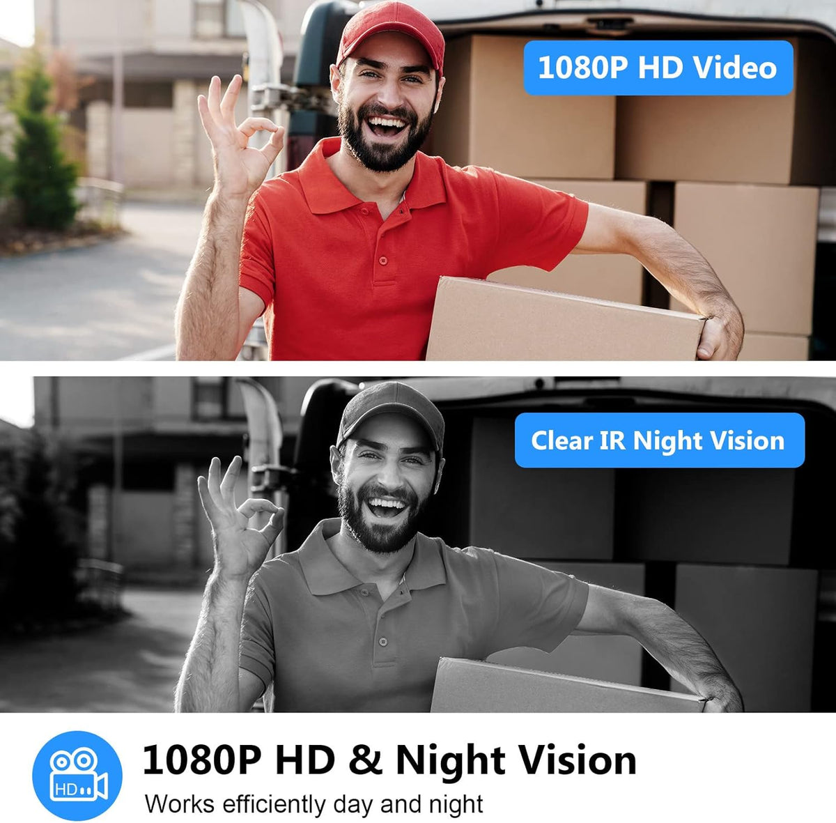 1080P HD Wireless Video Doorbell Camera with Night Vision M405