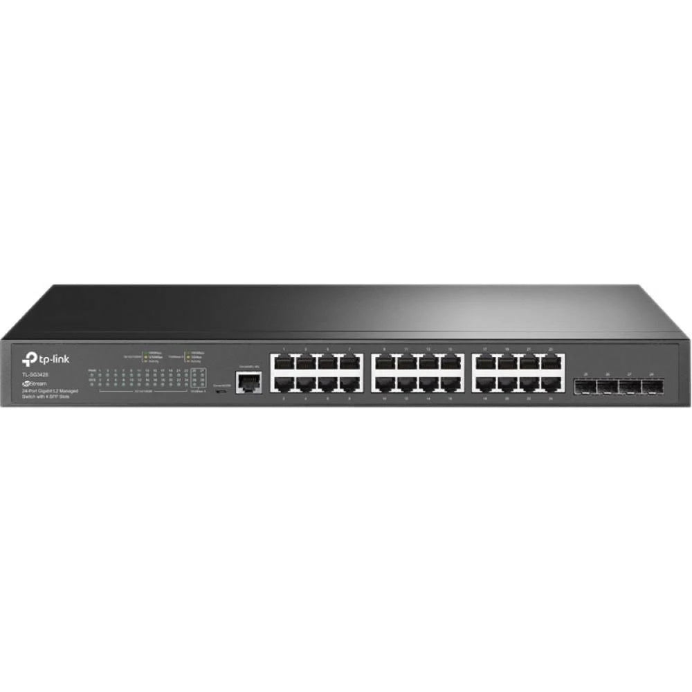 24-Port Gigabit L2 Managed Switch with 4 SFP Slots L793