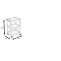 3 Shelf Tub Utility Cart A627