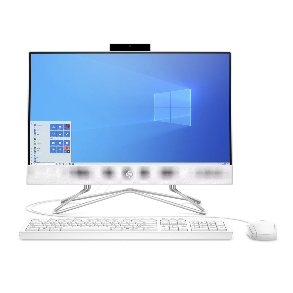 21.5" FHD All-in-One Computer, Intel Pentium Silver, 4 GB DDR4, 128GB SSD, Snow White S215