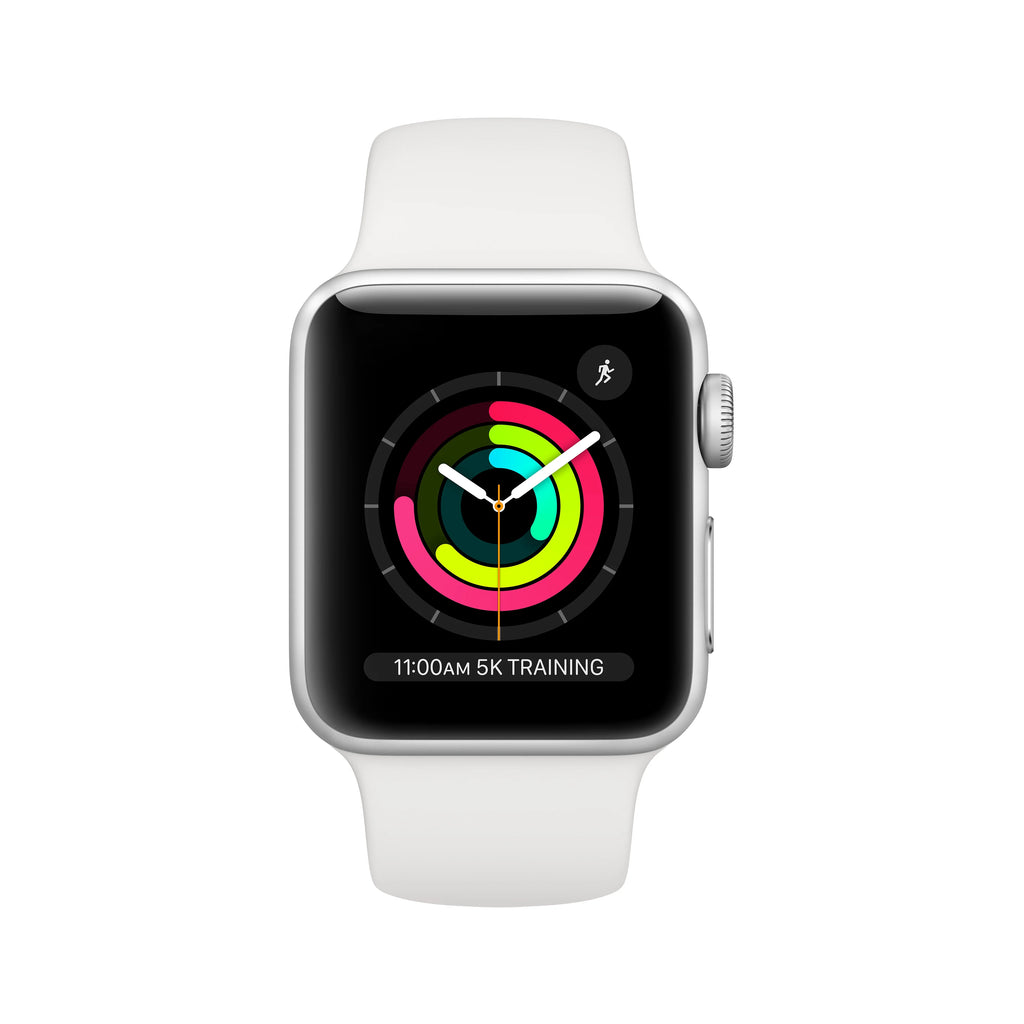 Apple Watch Series 3 GPS Silver 38mm White Sport Band L2163