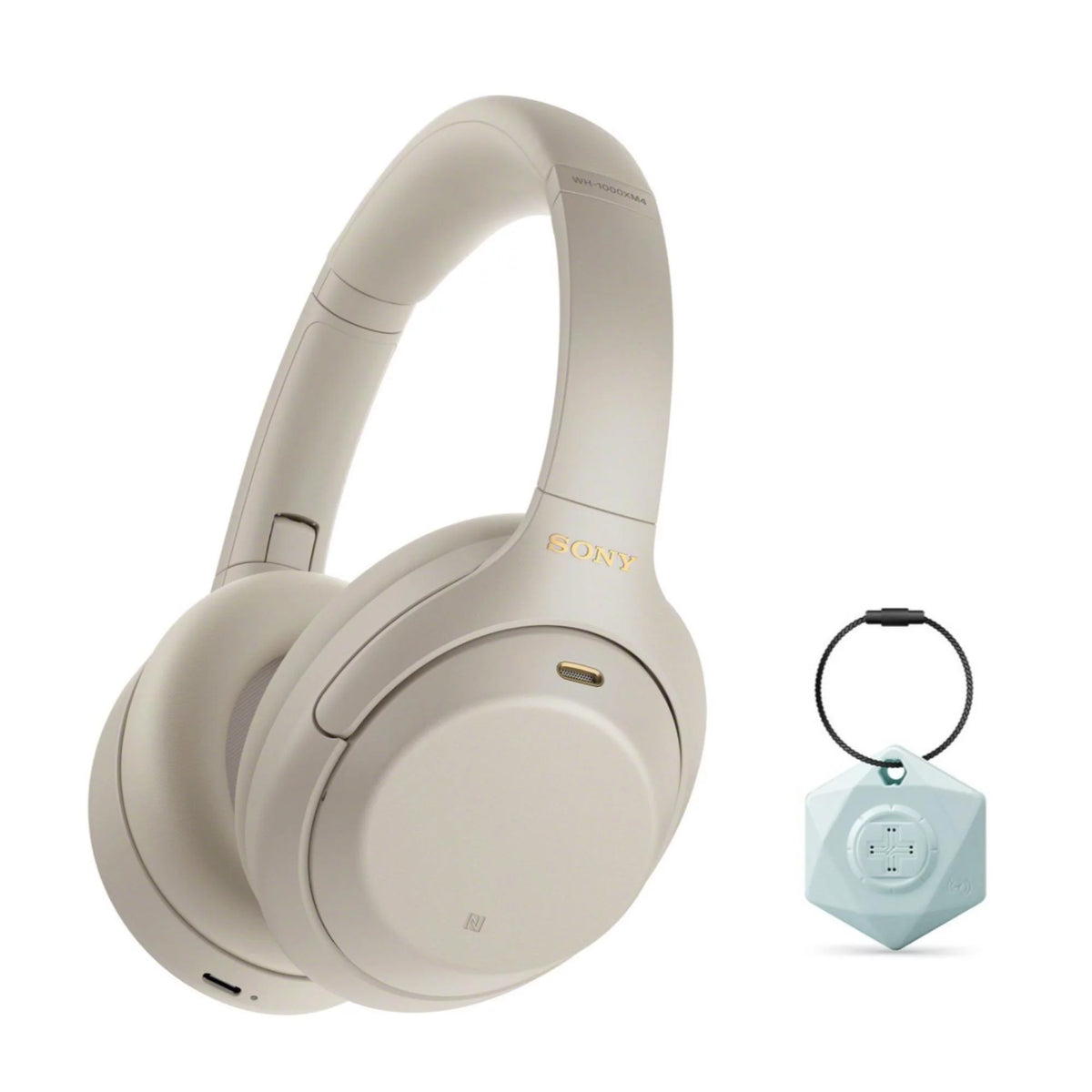 Silver Wireless Noise Canceling Headphones Z152