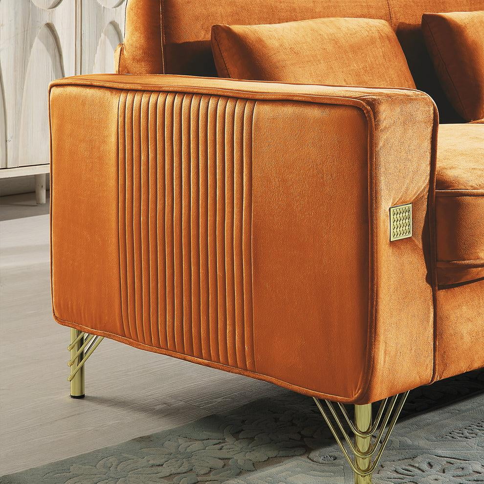 Orange Sofa V3070