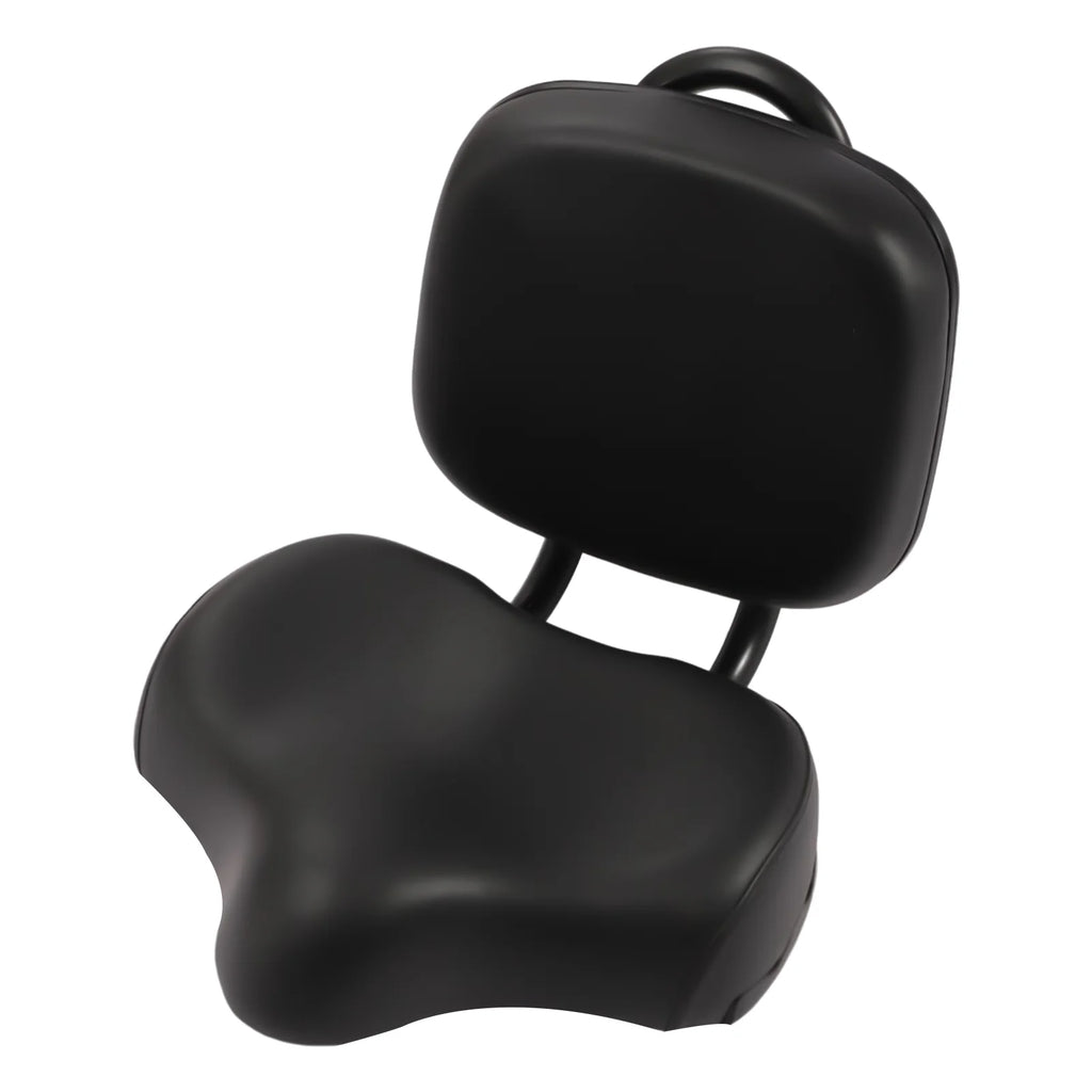 Extra Wide Leather Bike Saddle Seat with Backrest L86506