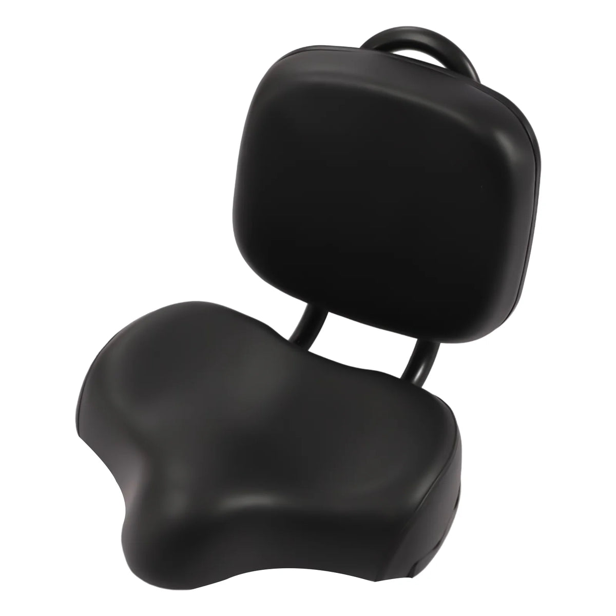 Extra Wide Leather Bike Saddle Seat with Backrest L86506