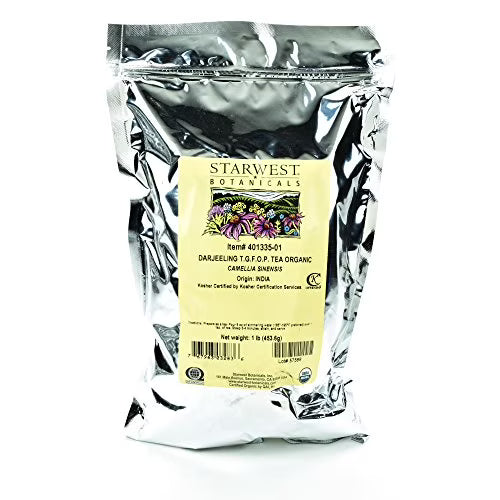 Organic Darjeeling Tea TGFOP, 1 Pound H57347