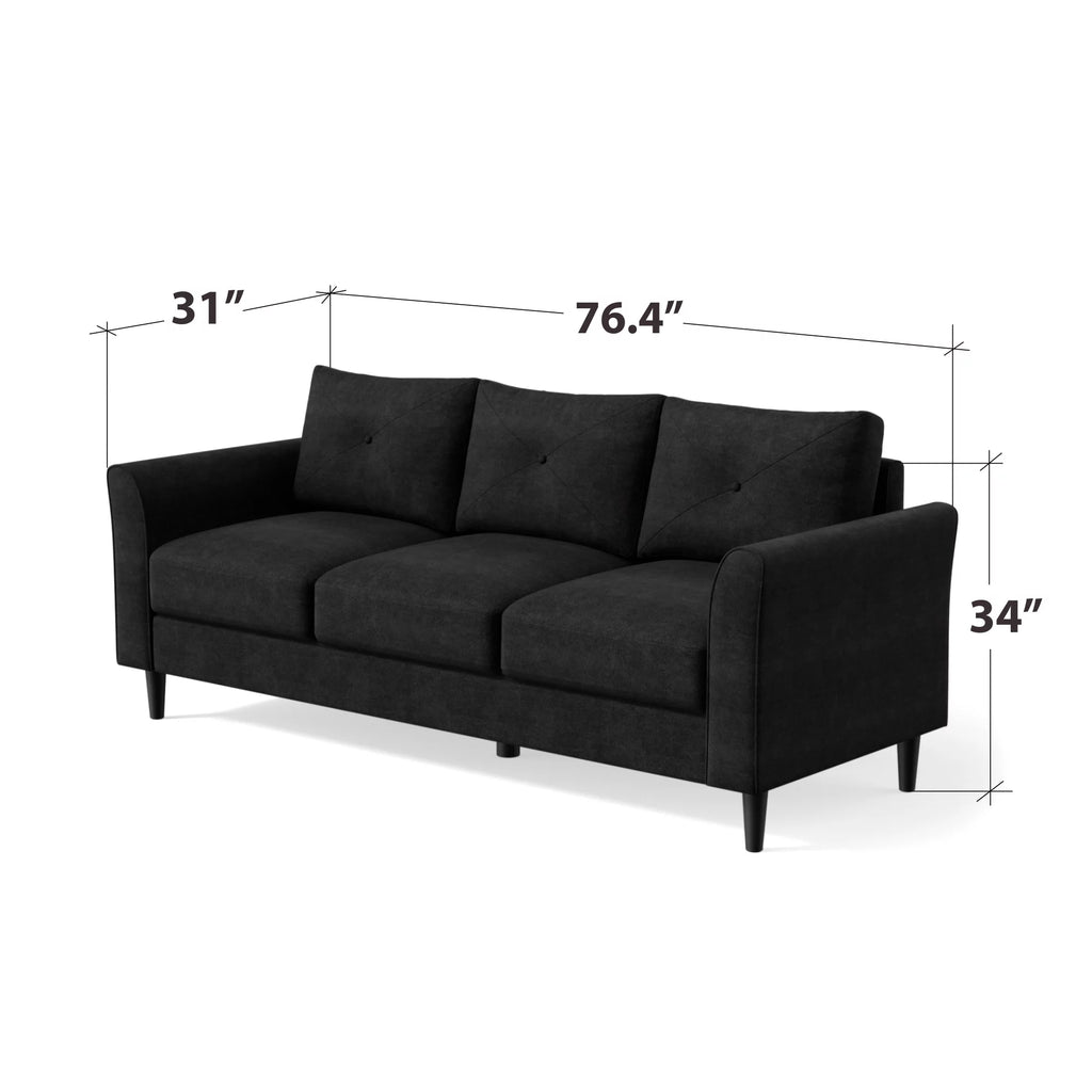 Black Sofa Couch K715