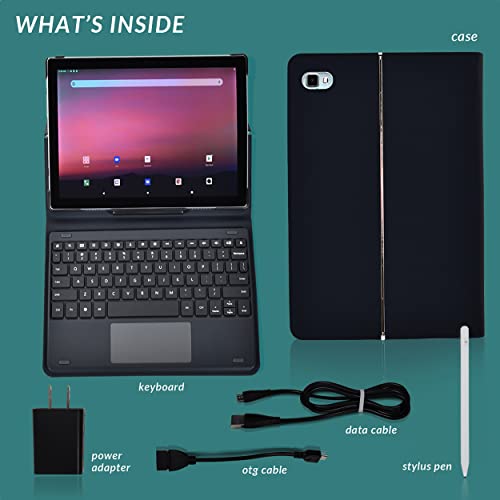 10 Inch Android Tablet 2 in 1 1080p HD 2GB RAM 32GB Storage Silver C34328