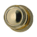 Glass Knob - Antique Brass P4872