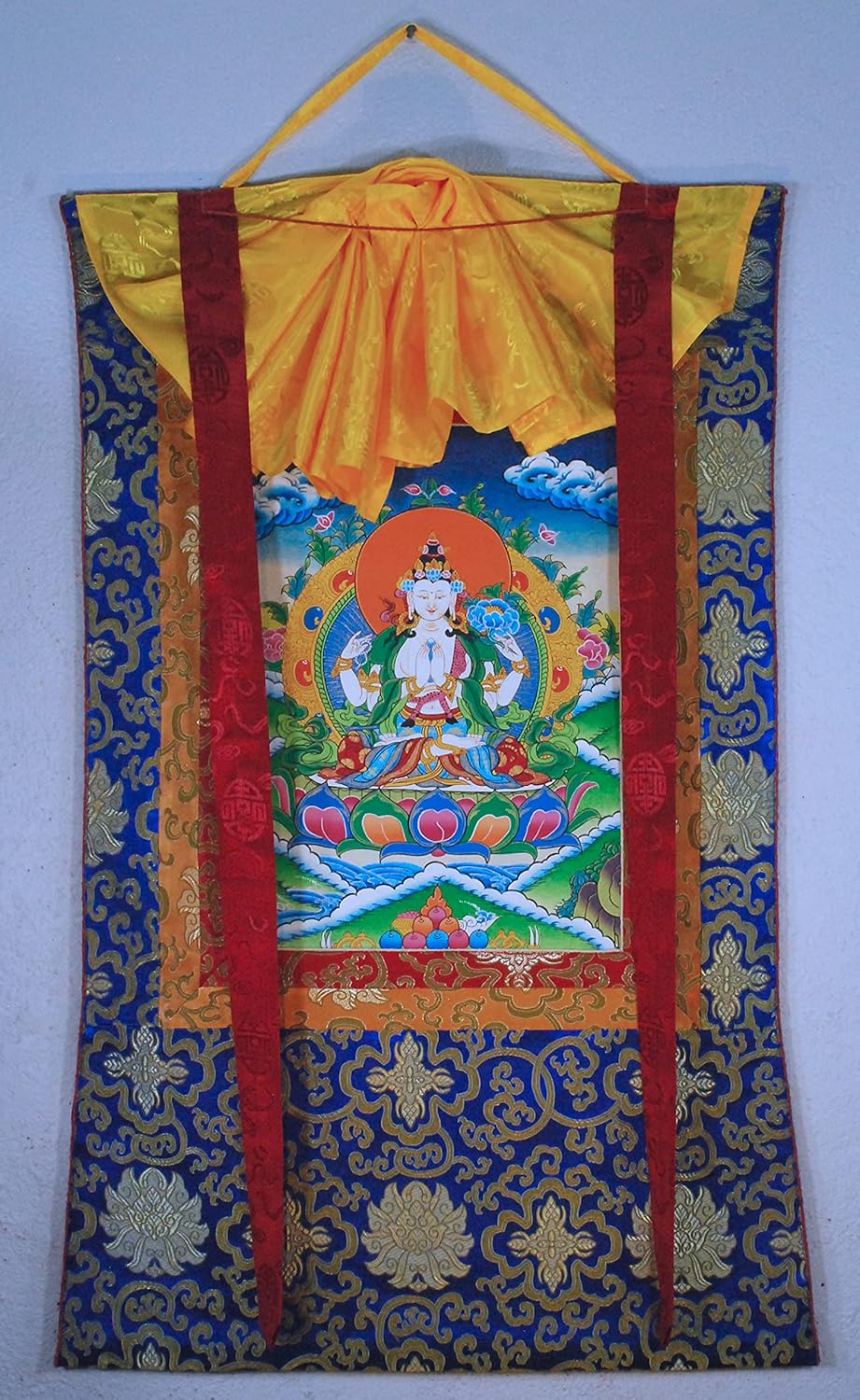 Hand Painted Thanka Thangka D249