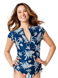 Small Batik Floral Rashguard Z34460
