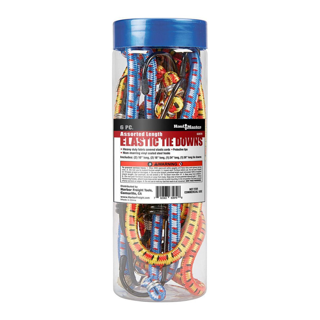 Elastic Stretch Cords 6-Piece Q6071