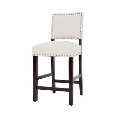 Beige Solid Wood Counter Stool F986736