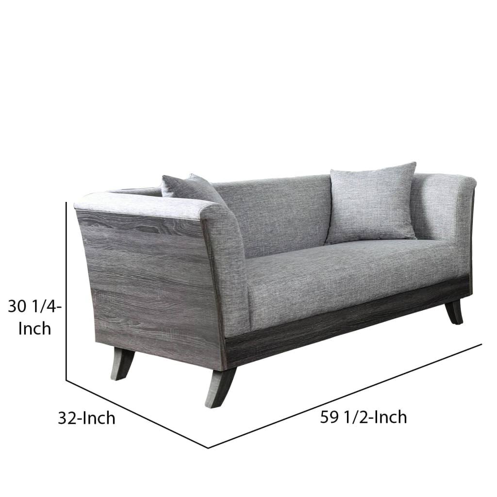Gray Loveseat E1761