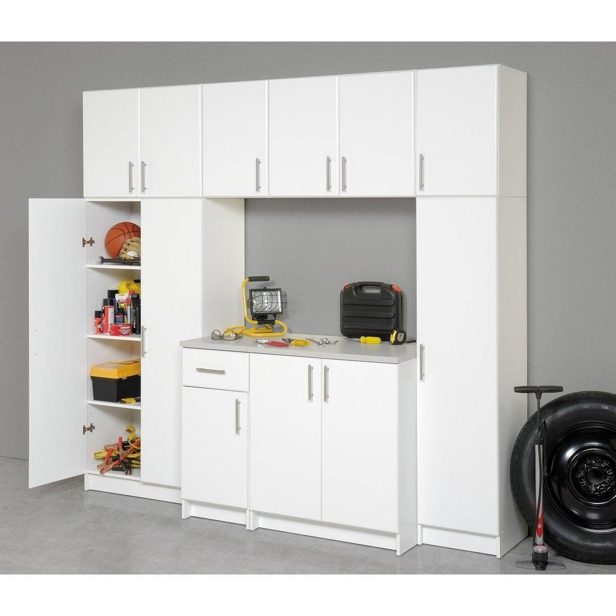 Black Stackable Wall Cabinet Y642