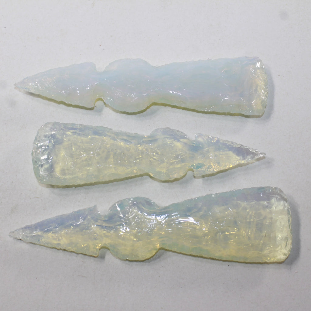 Opalite Ornamental Tomahawk Heads P9515