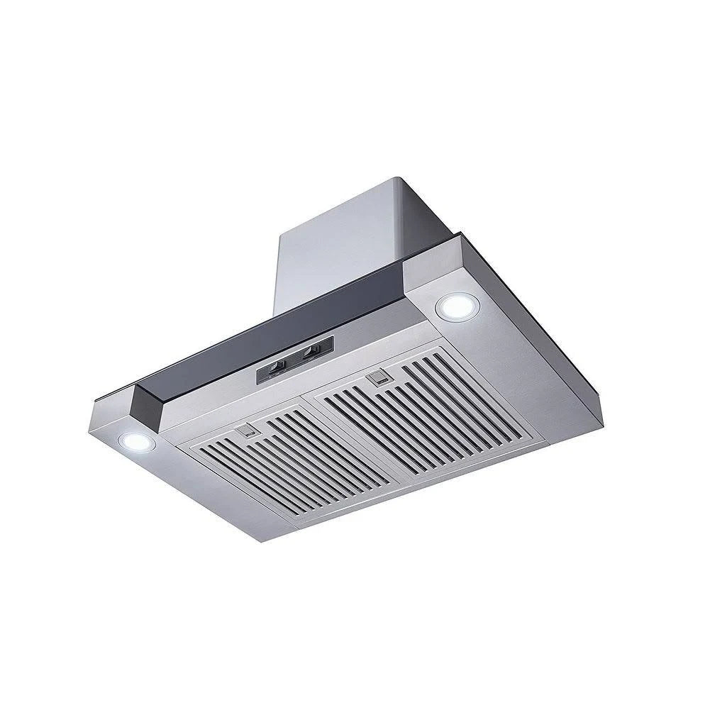 30x22 Stainless Steel Wall Mount Range Hood with Carbon Filters T6251
