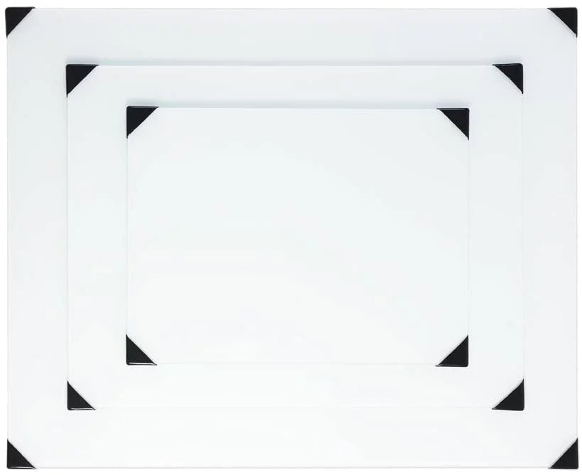 White Glass Table Top Palette 16" x 20" R9266