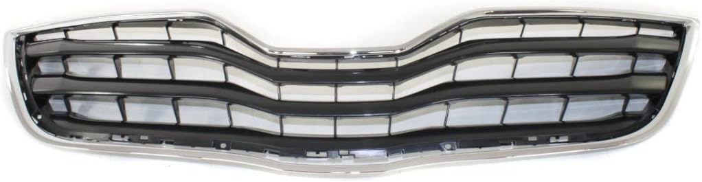 Chrome Shell Painted Black Insert Grille Assembly for Toyota Camry 2010 2011 LE Model Plastic S1516