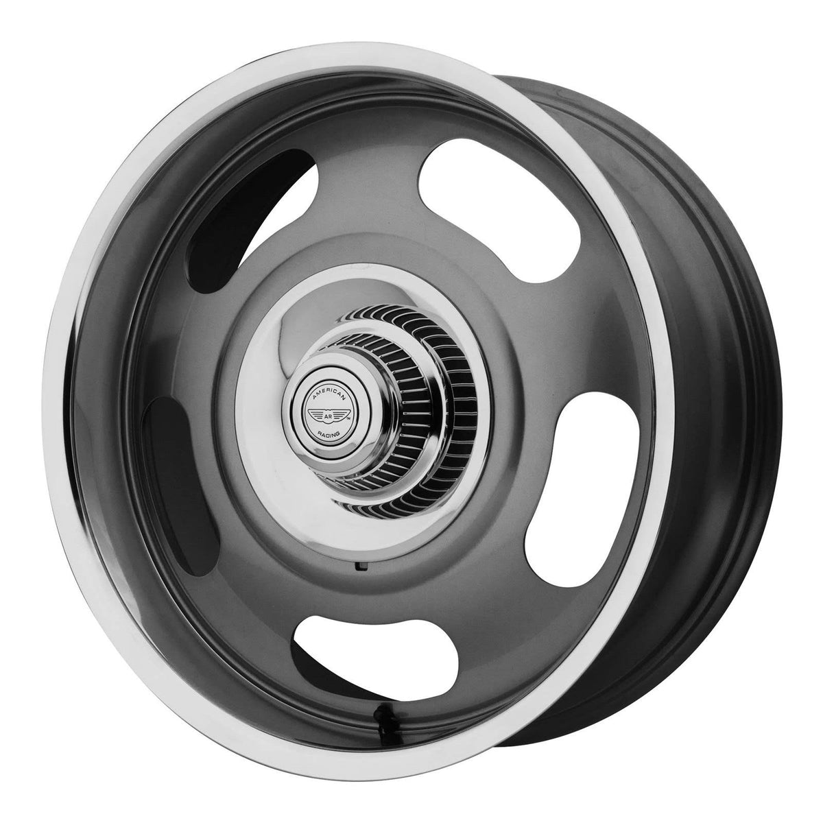 20x9.5 Mag Gray Center w/ Polished Lip T45150