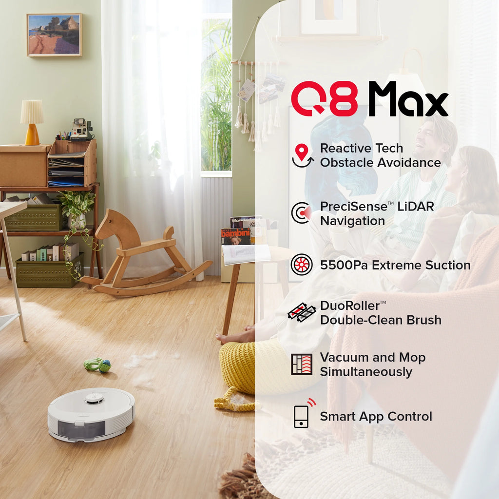 Robot Vacuum and Mop White S4684