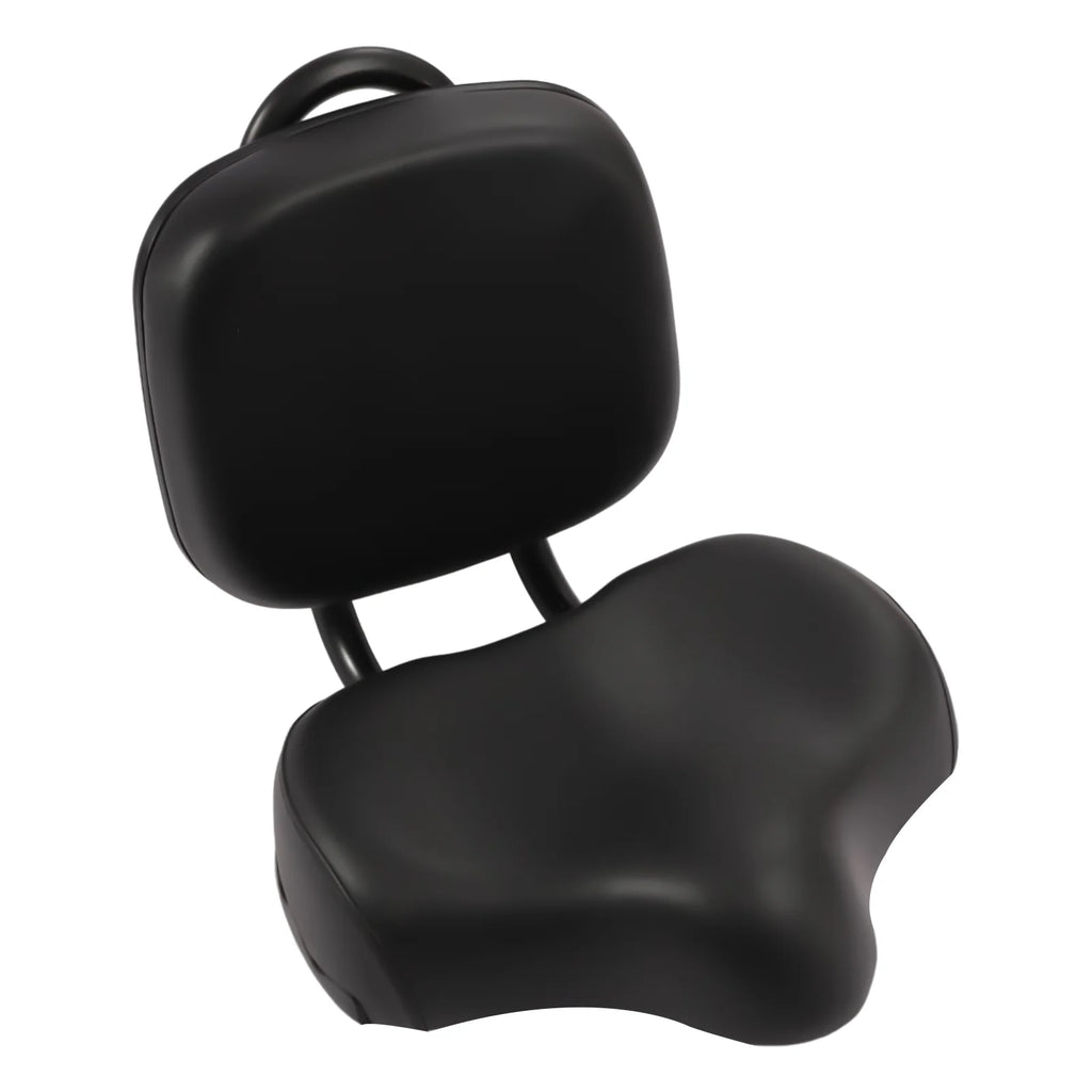 Extra Wide Leather Bike Saddle Seat with Backrest L86506