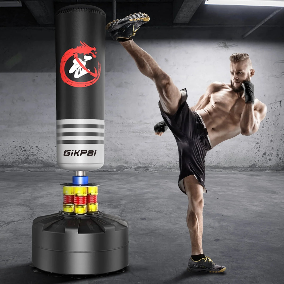 70'' 180lbs Freestanding Punching Bag with Stand X730