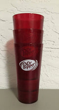 Red Plastic Tumblers Cups 24 oz F16807