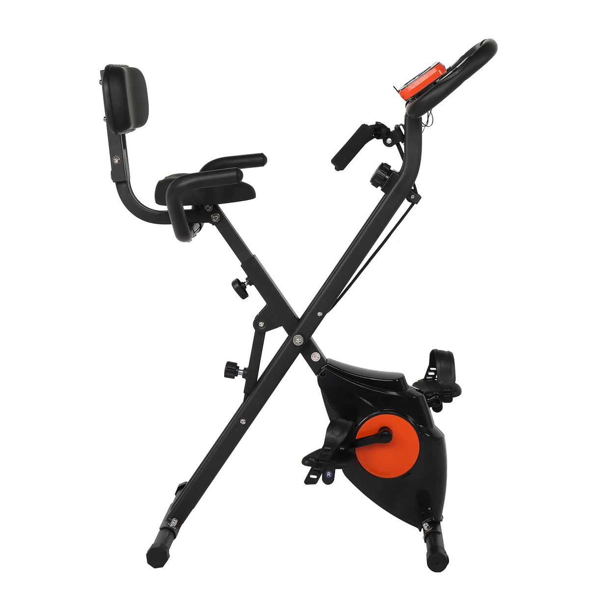 Folding Exercise Bike Black J58305