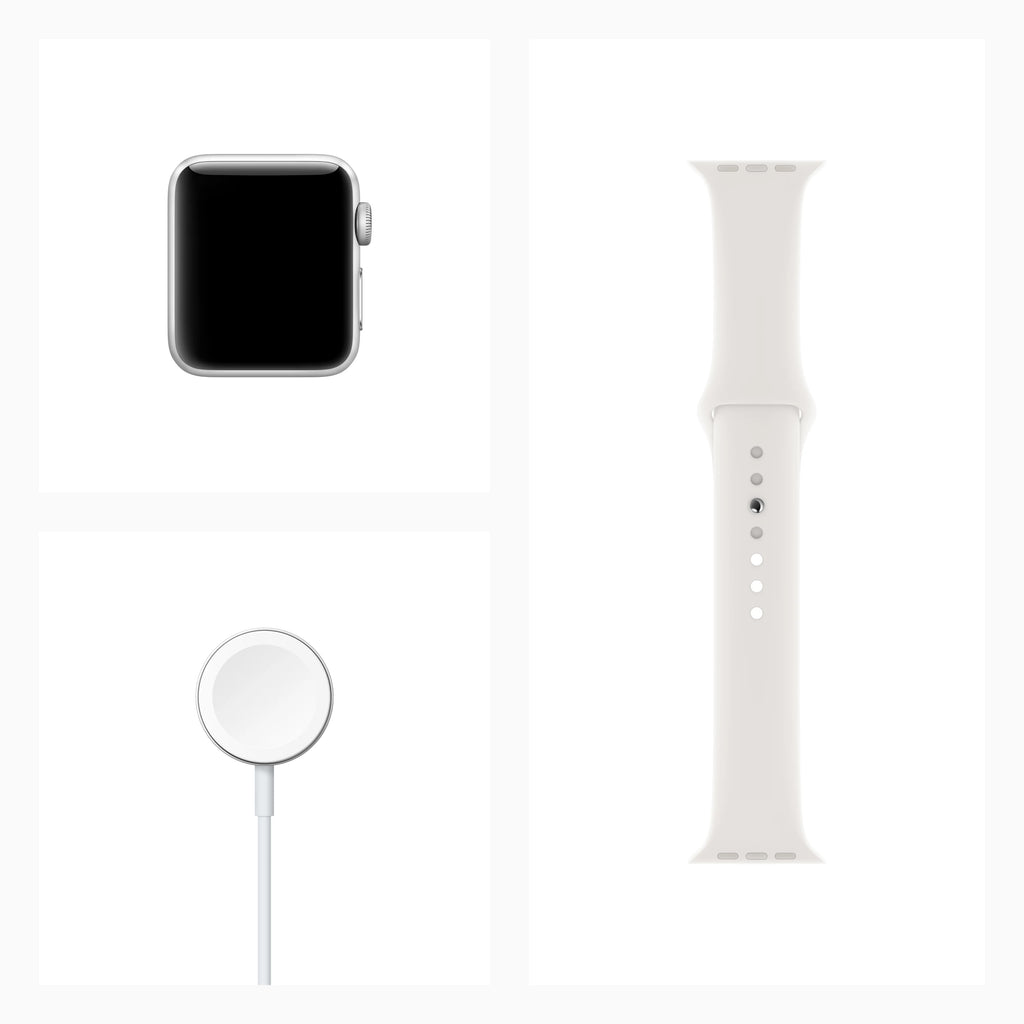Apple Watch Series 3 GPS Silver 38mm White Sport Band L2163