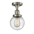 1-LT LED Semi-Flush Mount Brushed Satin Nickel U58471