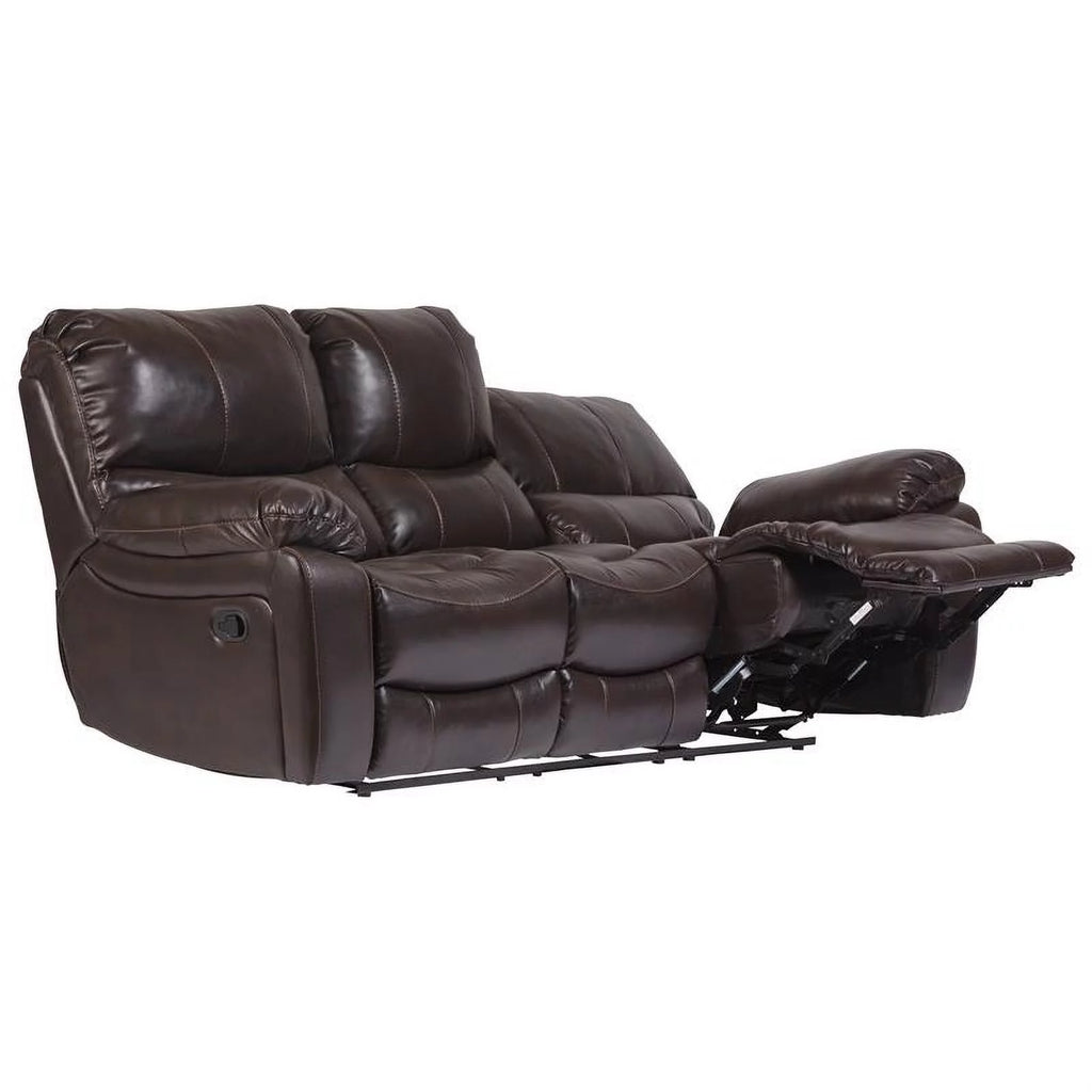 Leather-Look Reclining Sofa K869