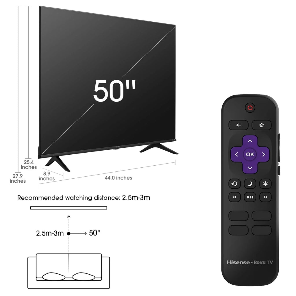 50 Class 4K UHD LED LCD Smart TV HDR U46694