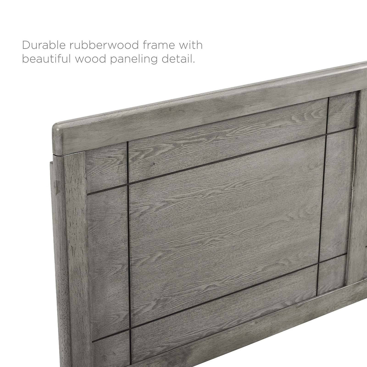 Gray Wood Queen Headboard N417