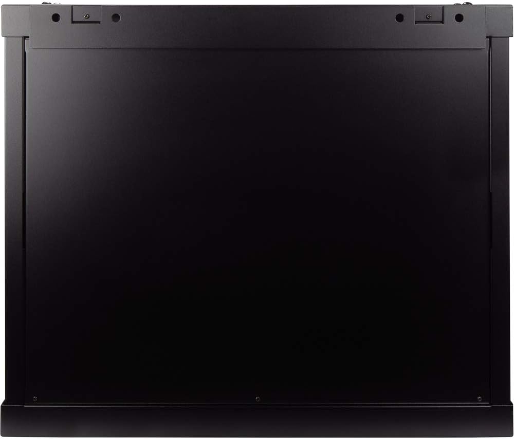 9U Wallmount Cabinet Enclosure 19-Inch Server Network Rack with Locking Perforated Door Black I402
