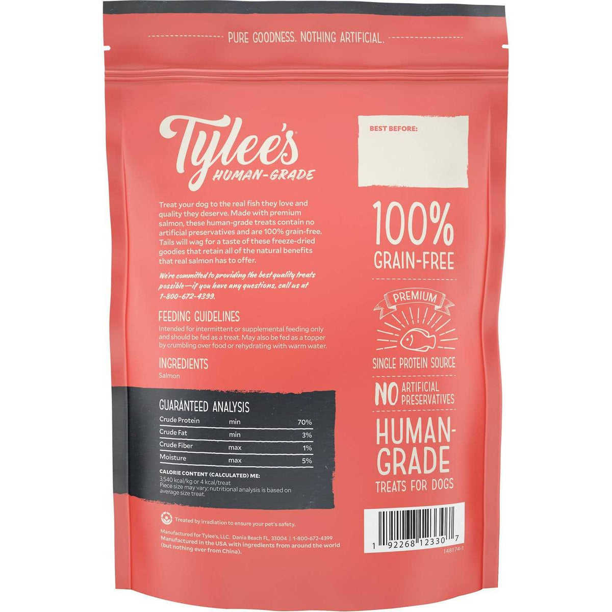 Salmon Freeze-Dried Dog Treats K609027