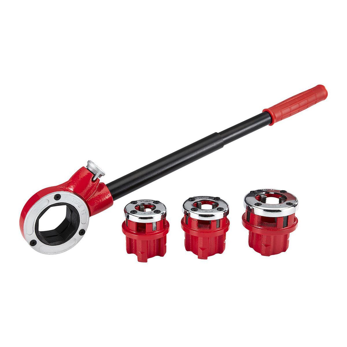 1/2 in. to 1 in. Ratcheting Pipe Threader Set, 5-Piece E58821