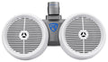 Dual 8" White 800 Watt Marine Wakeboard Tower Speaker System P100989