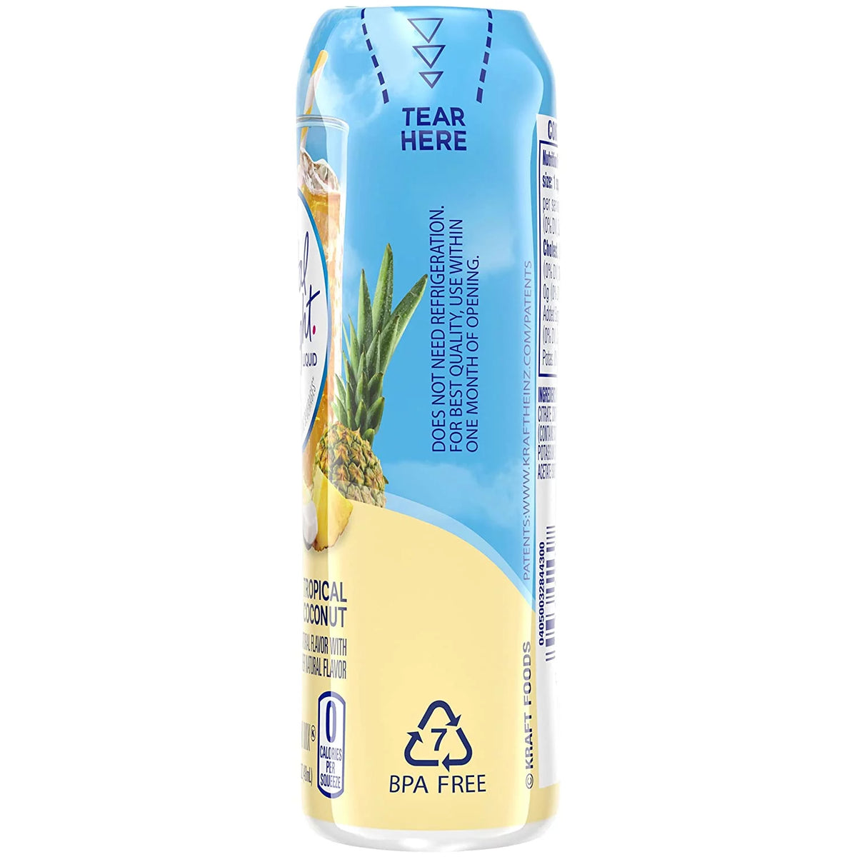 Tropical Coconut Liquid Drink Mix 1.62 OZ Pack of 12 W212