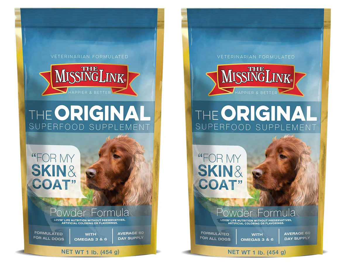 Skin & Coat Dog Supplement, 1-Pound, Pack of 2 Y77311