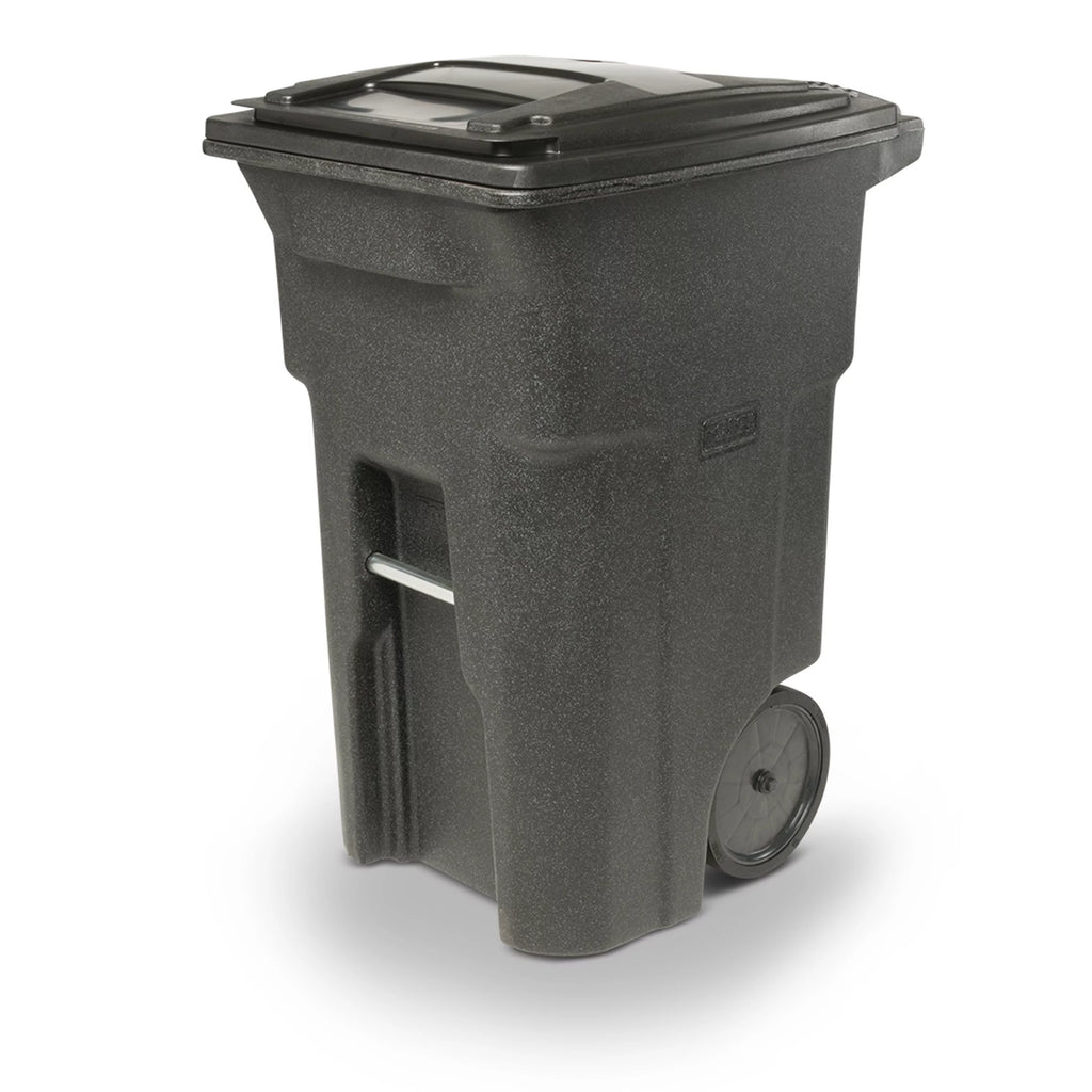 64 Gal. Trash Can with Quiet Wheels and Lid P201728