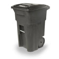 64 Gal. Trash Can with Quiet Wheels and Lid P201728