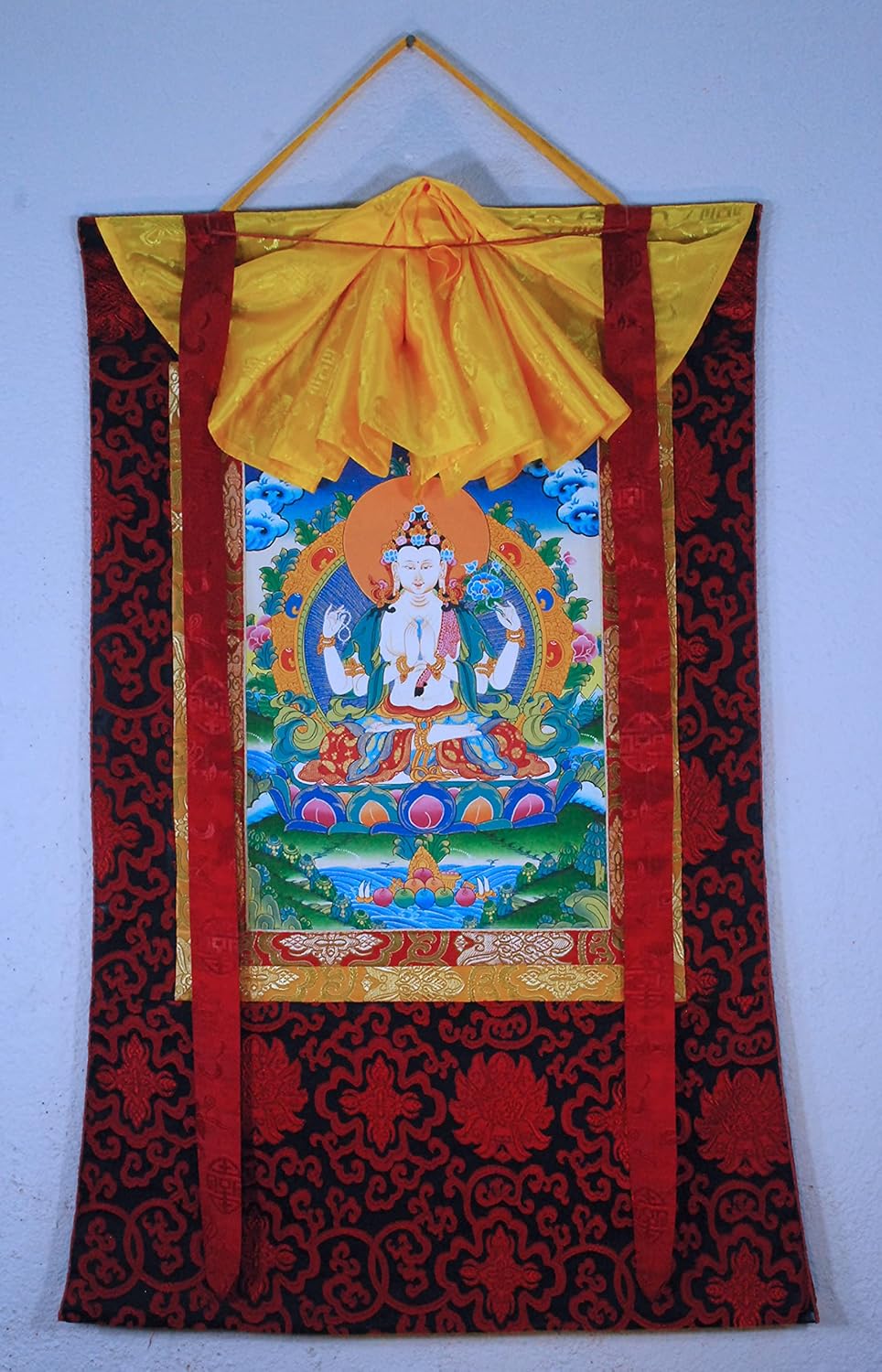 Hand Painted Thanka Thangka D249