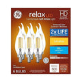 6-Pack Dimmable Soft White LED Decorative Light Bulbs F87189